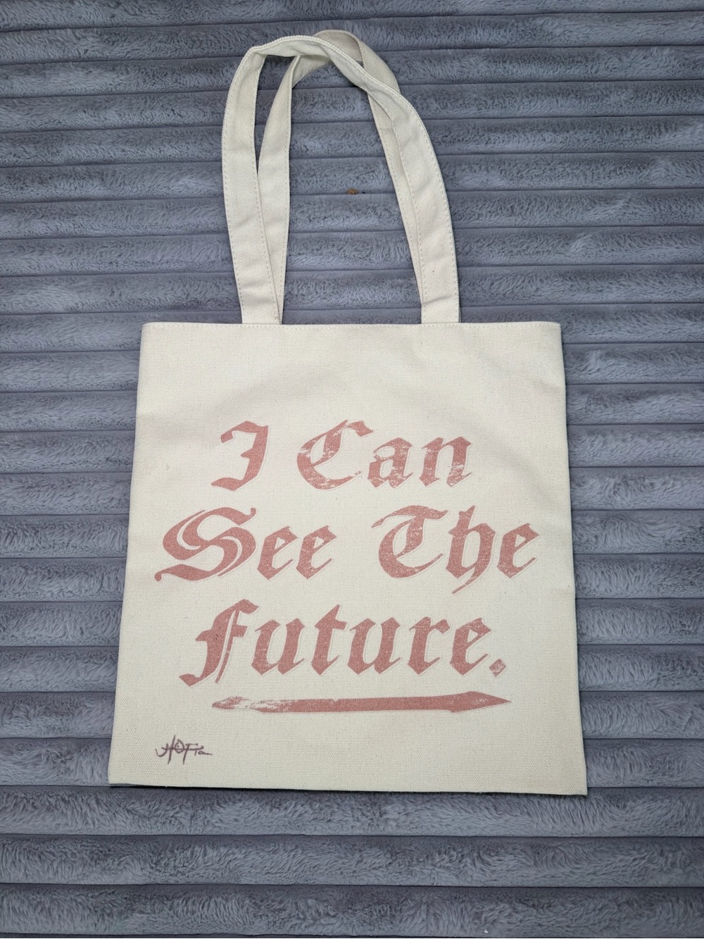 Cactus Jack by Travis Scott Utopia I Can See The Future Tote Bag Canvas Natural